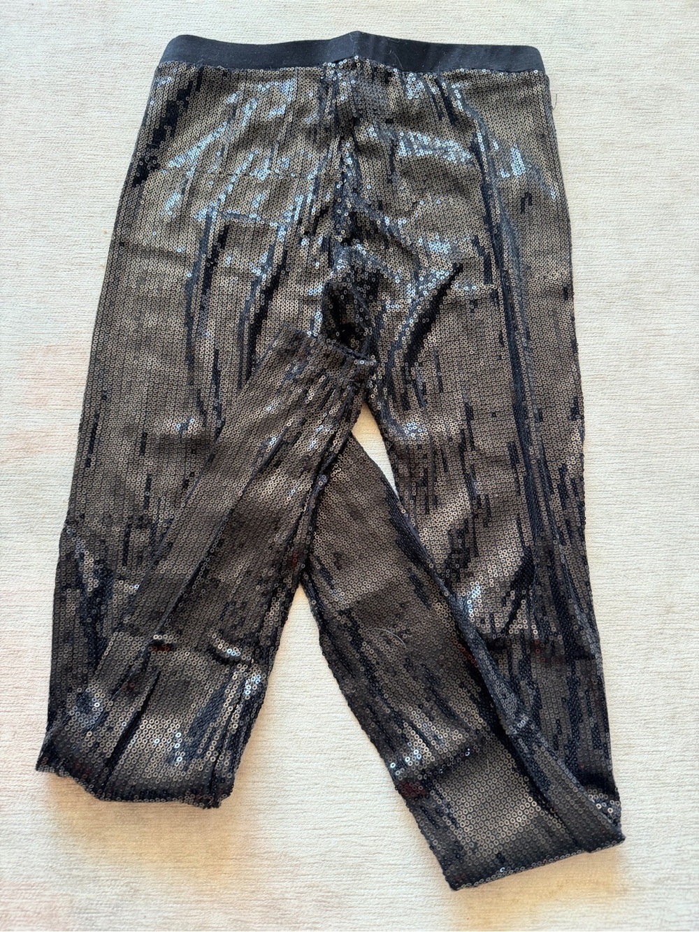 Tart Collections Black Sequin Leggings Small NWT - Picture 6 of 8